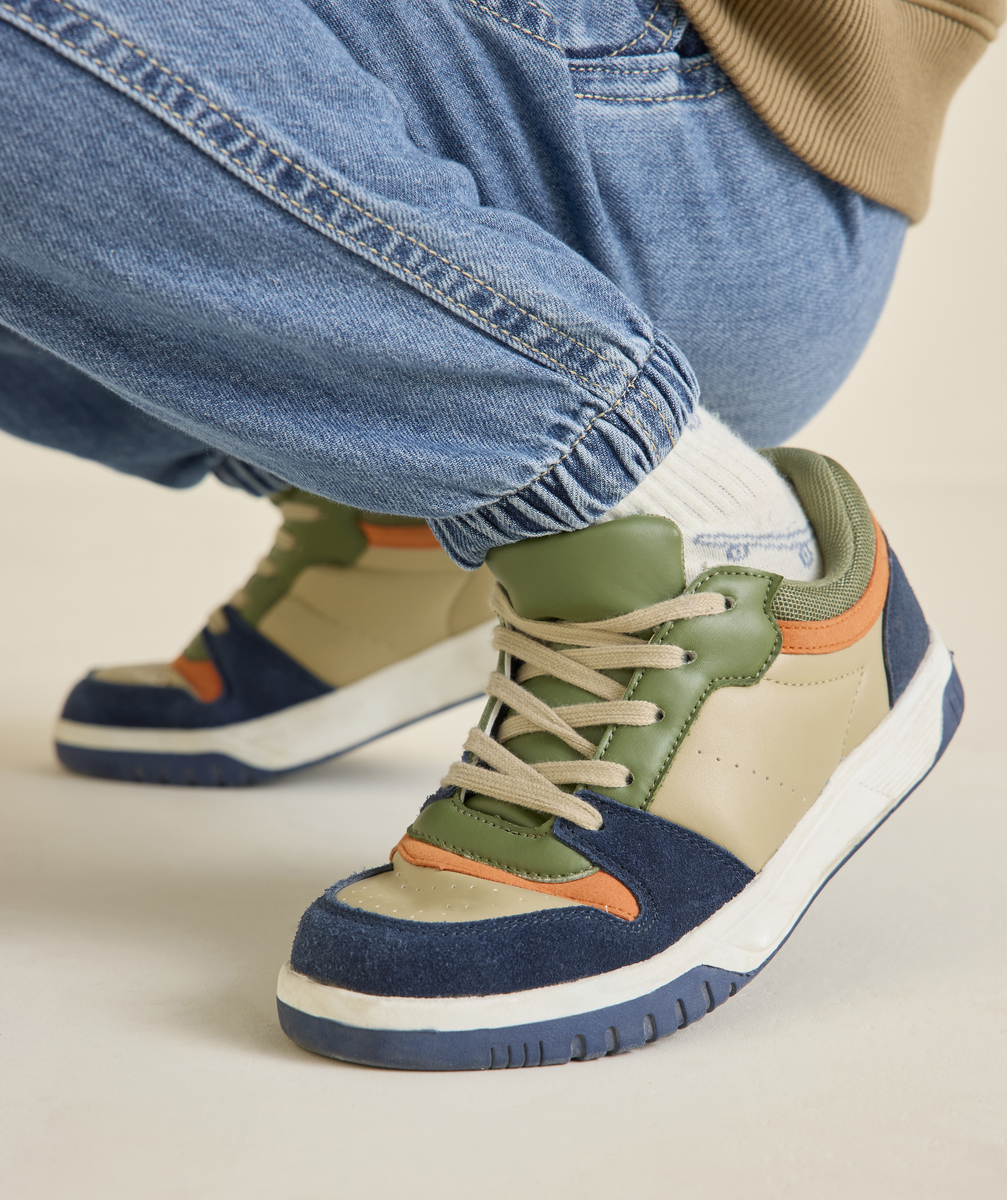 Multicolored boy sneakers