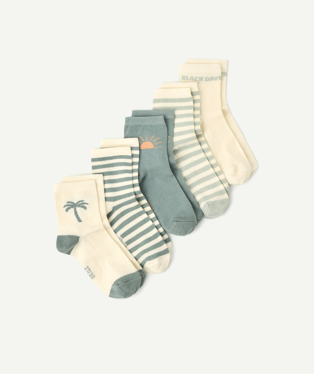 Pack of 5 patterned boy socks