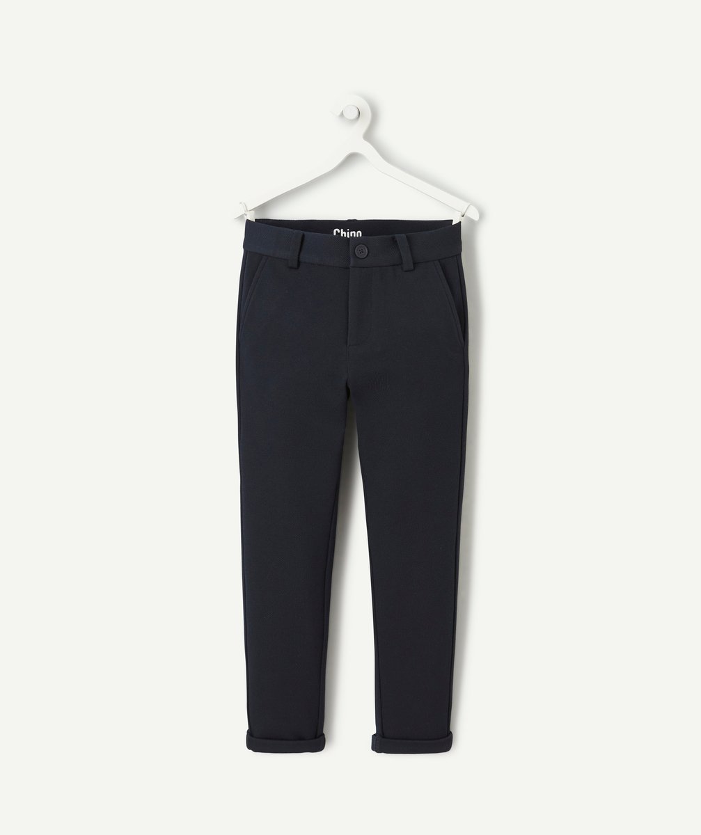 Boy's dark blue chino pants