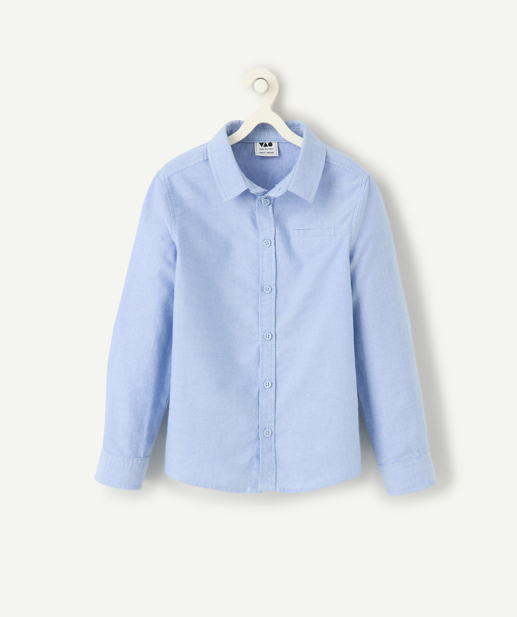 Basic blue shirt for boys