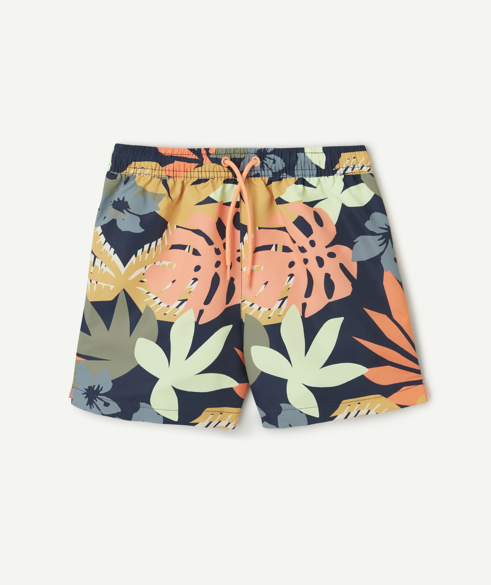 Boy's tropical board shorts