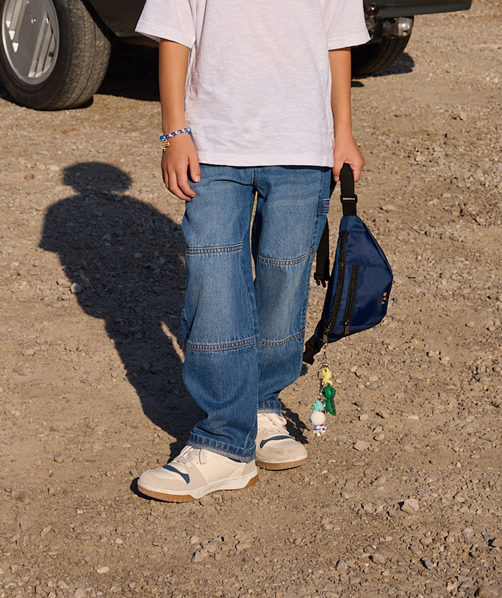 Blue denim baggy jeans for boys