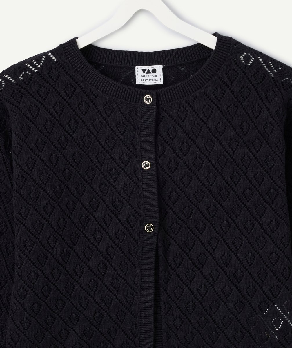 Fille-Cardi. tricot BA