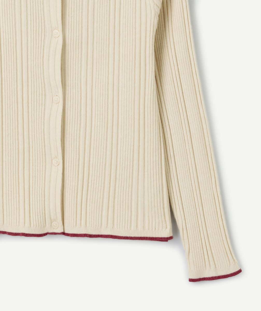Fille-Cardi. tricot HB