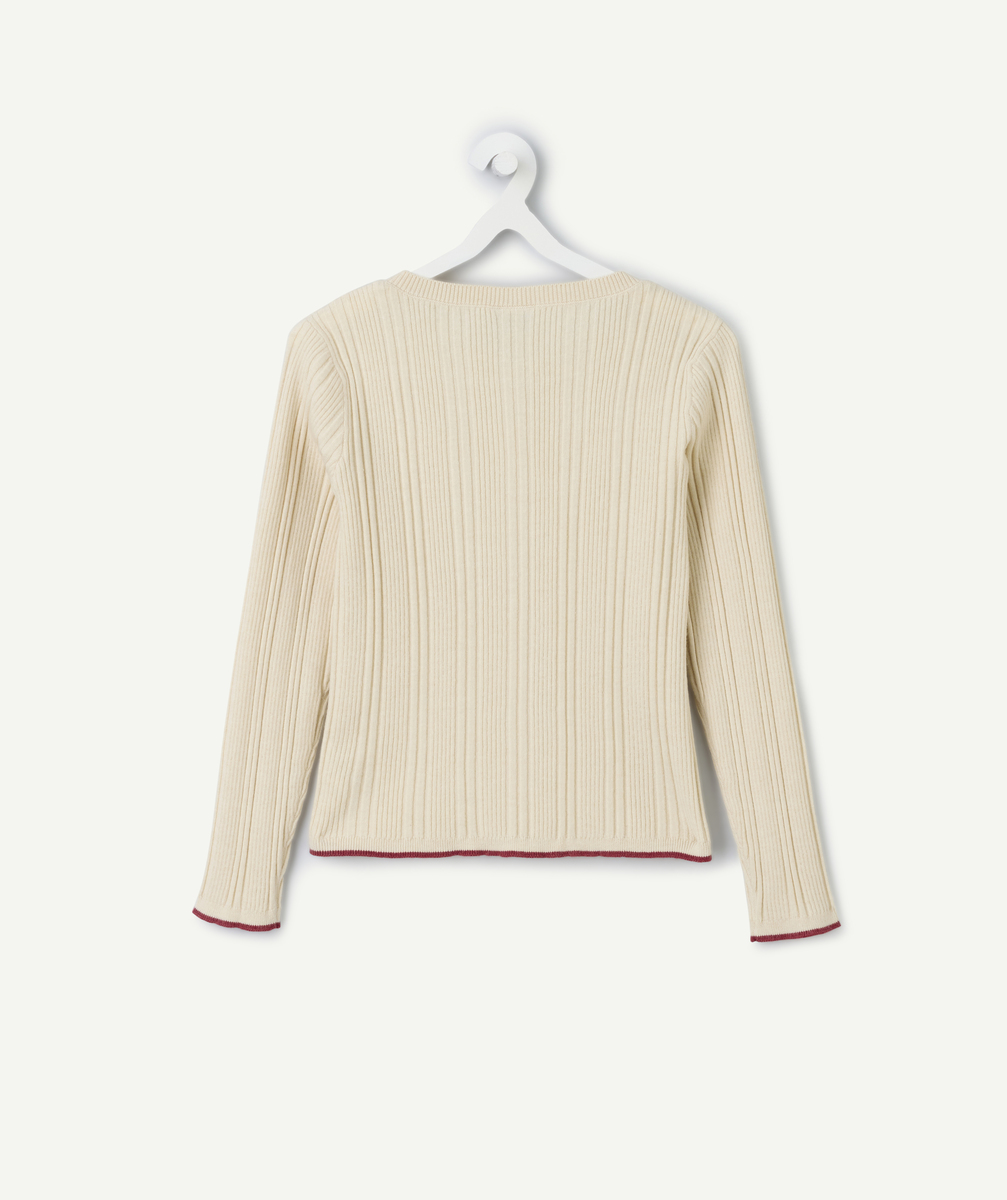 Fille-Cardi. tricot HB