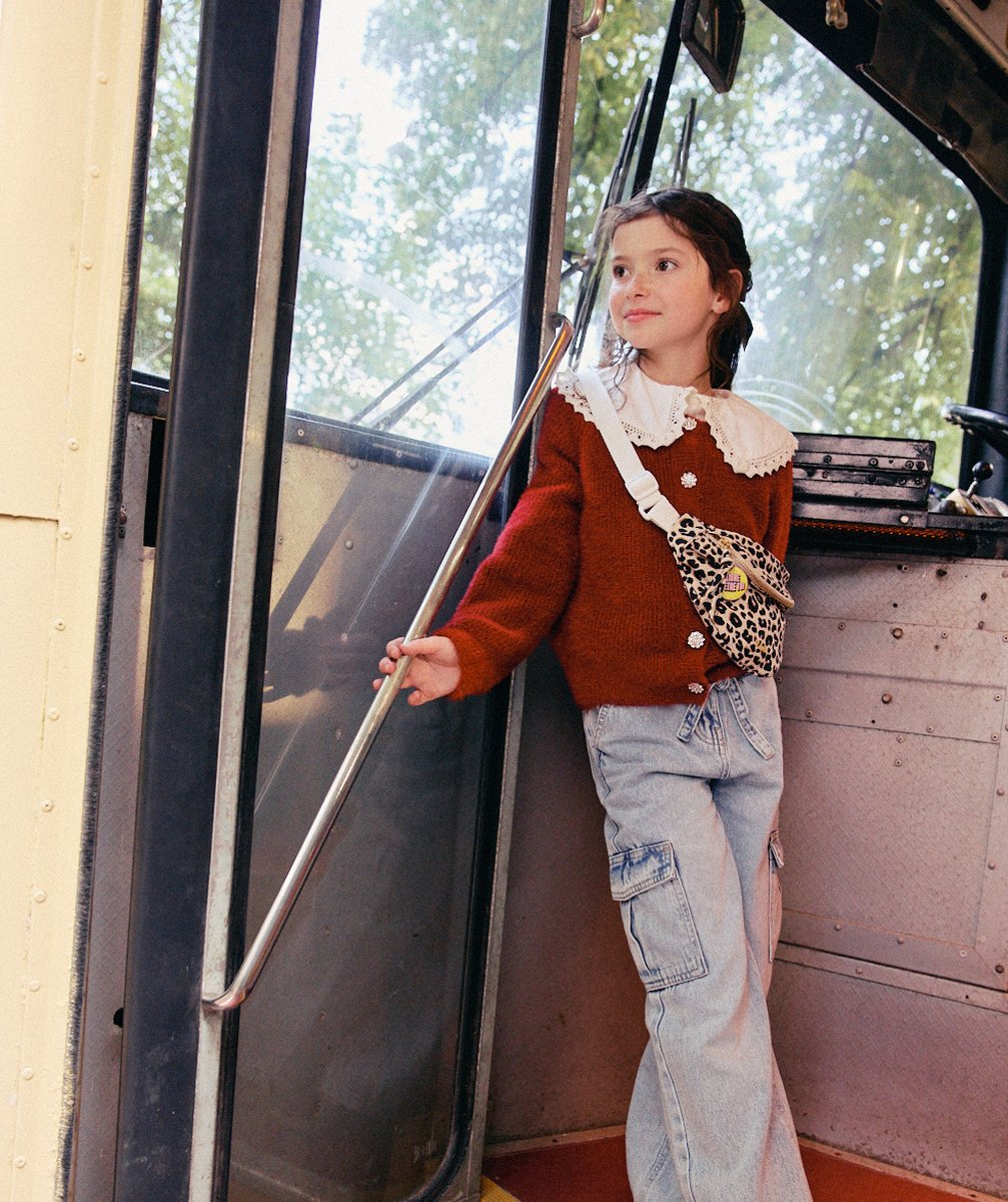 Fille-Cardi. tricot HB