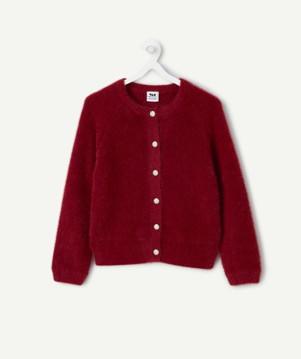 Fille-Cardi. tricot HB