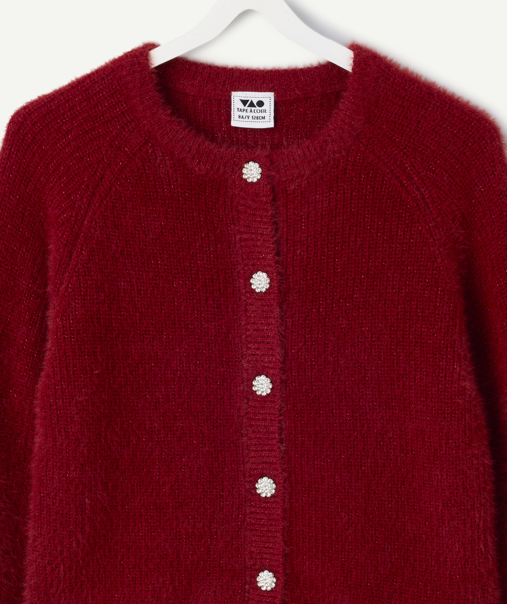 Fille-Cardi. tricot HB