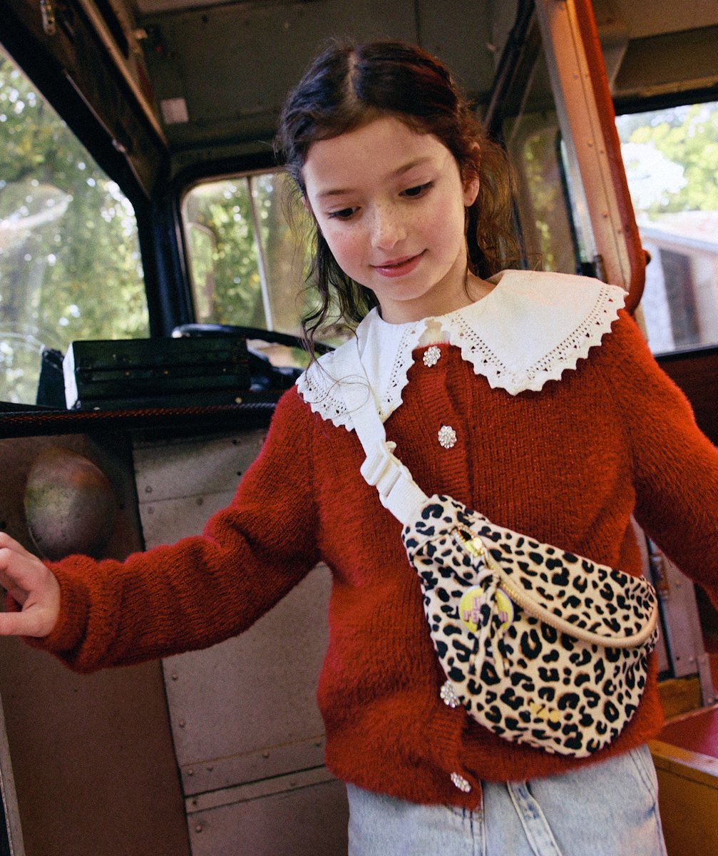 Fille-Cardi. tricot HB