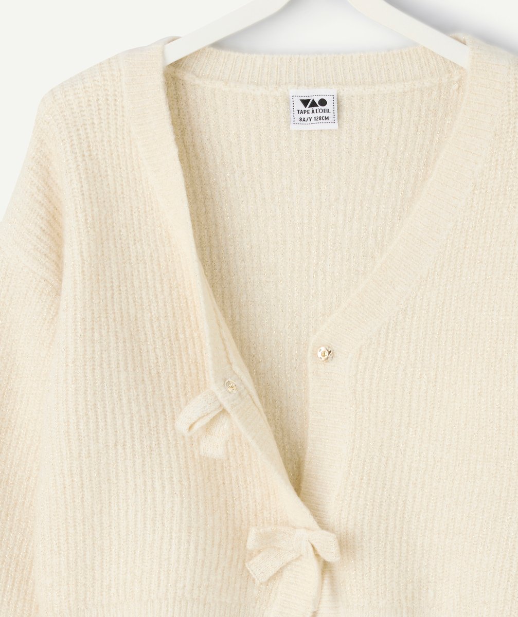 Fille-Cardi. tricot HB