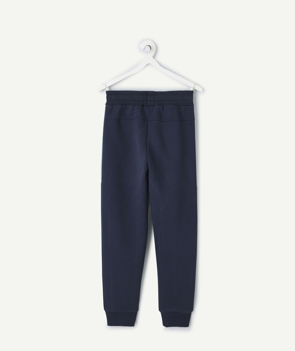 Blue colorblock boys' jogging suit