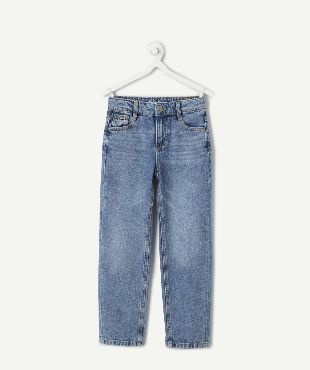 Boy's straight blue jeans