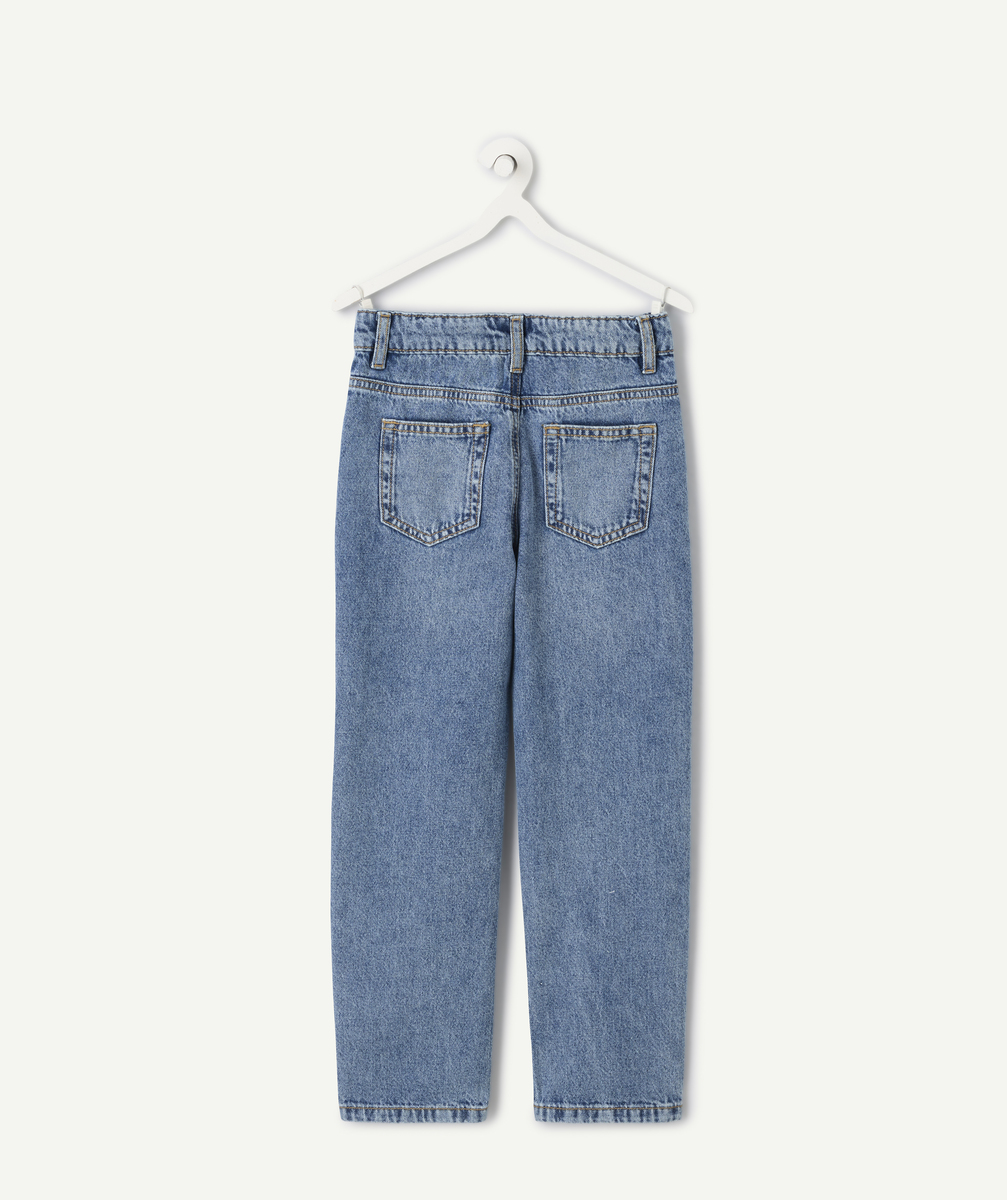 Boy's straight blue jeans
