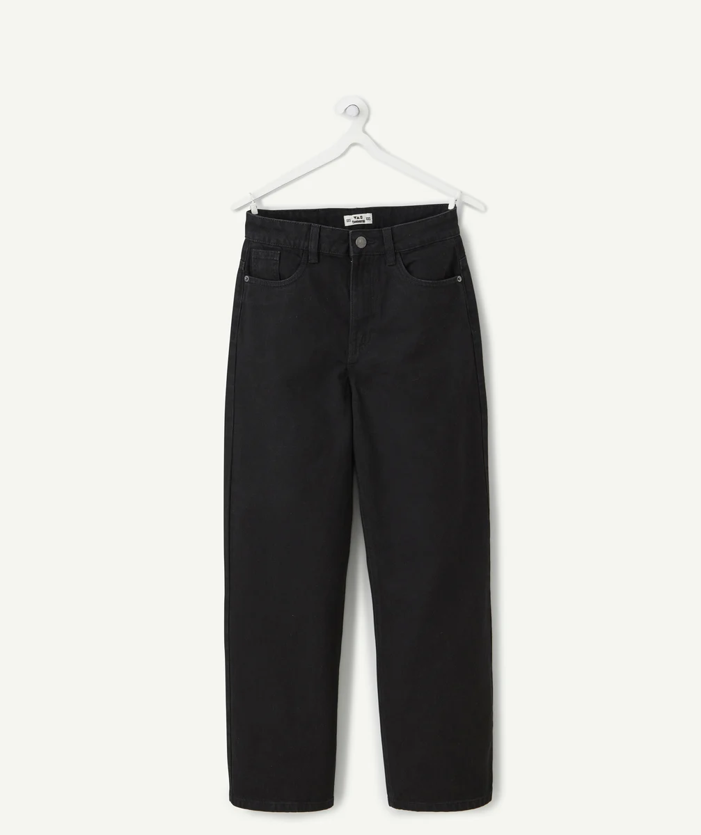Black girl's jeans with star patches