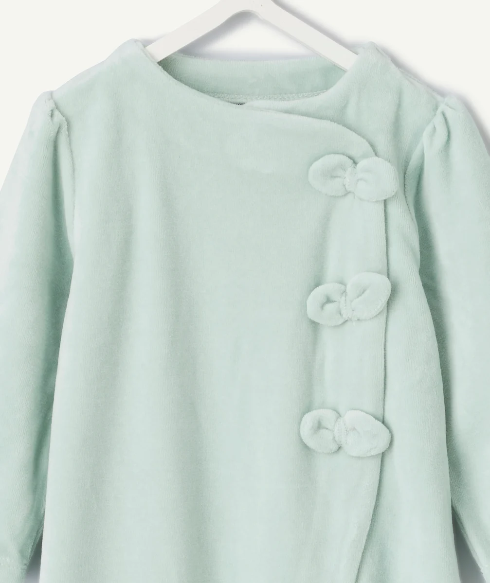 Baby girl green pyjamas