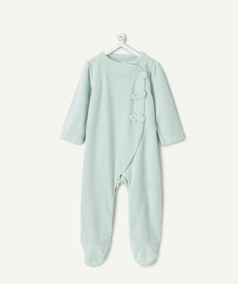 Baby girl green pyjamas