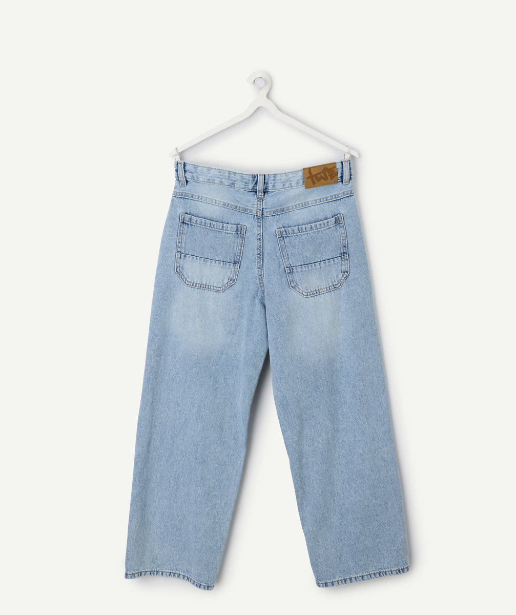 Jean garçon baggy denim bleu