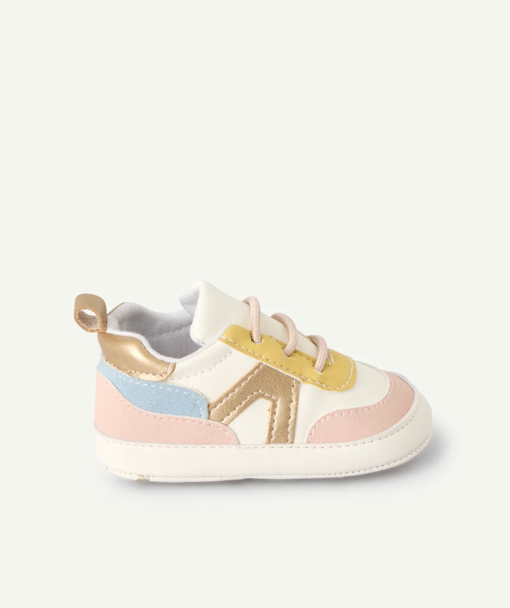 Multicolored baby girl sneakers