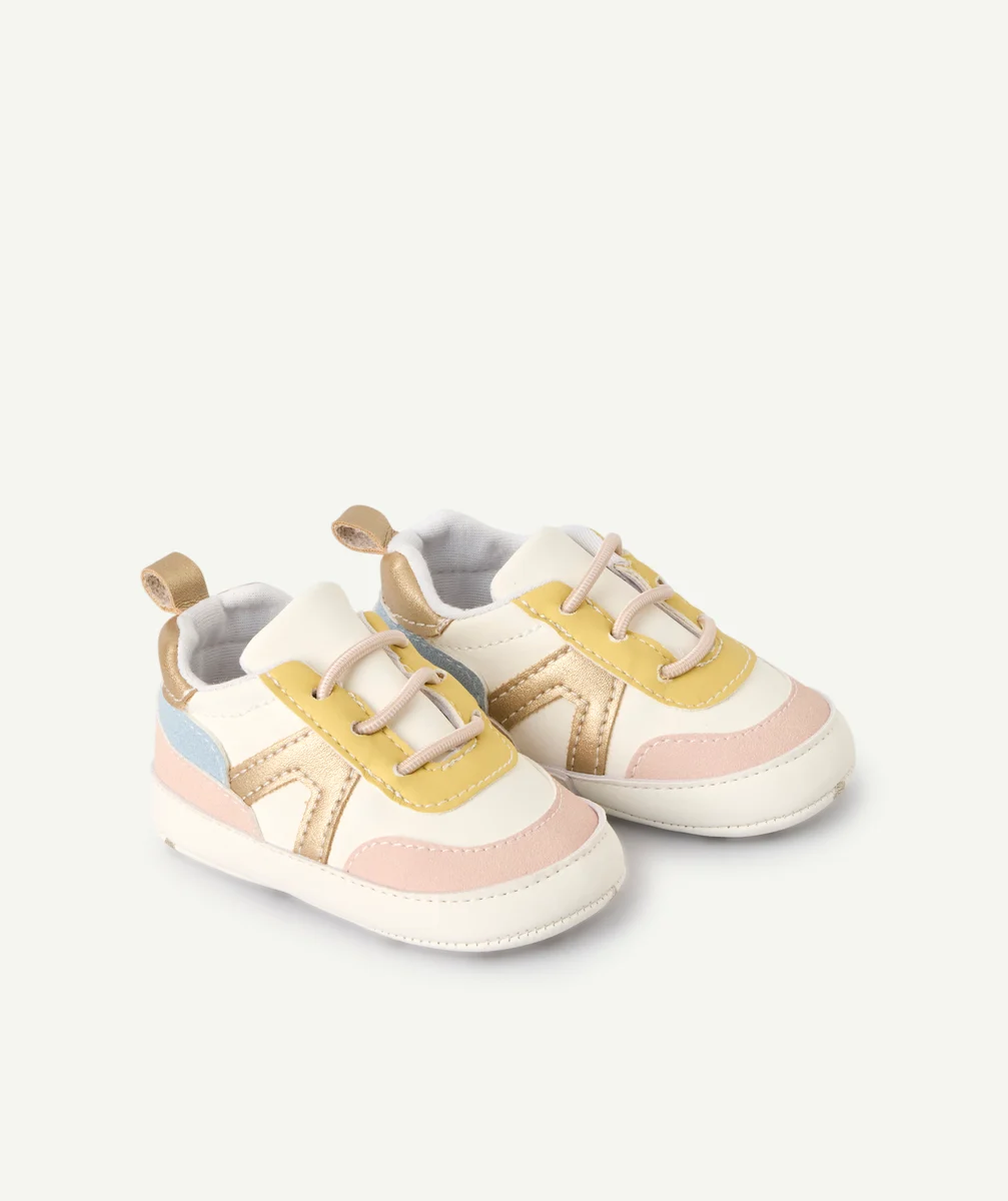 Multicolored baby girl sneakers