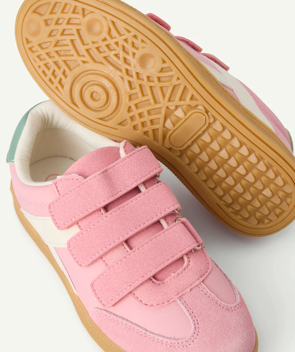 Girl's pink velcro sneaker