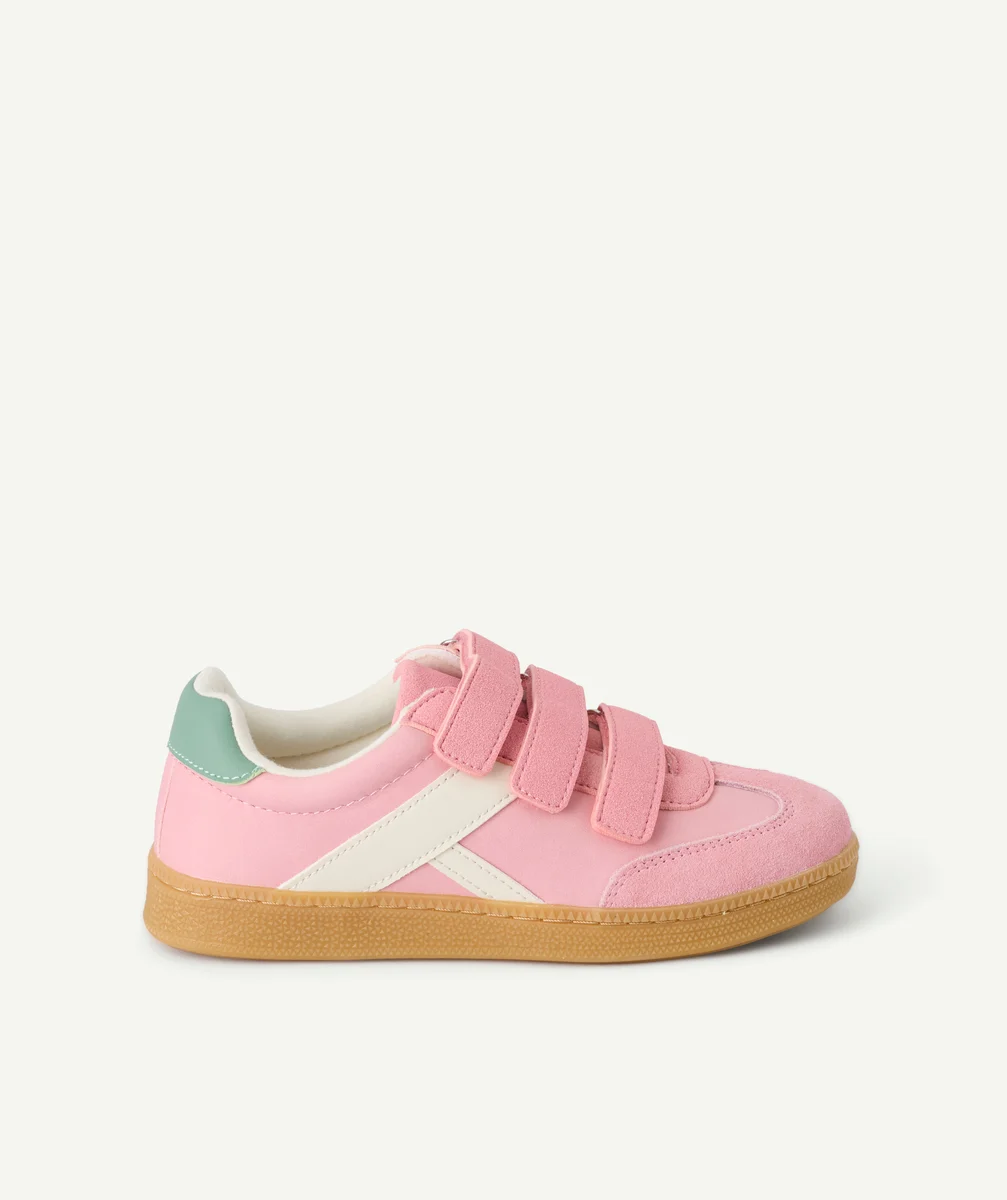 Girl's pink velcro sneaker