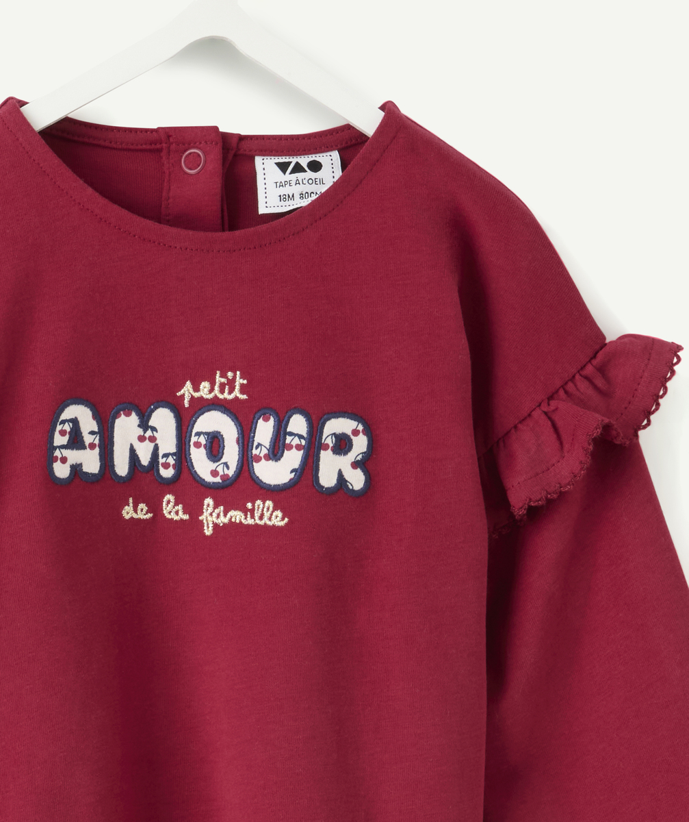 Bébé fille-Tee Shirt ML HB