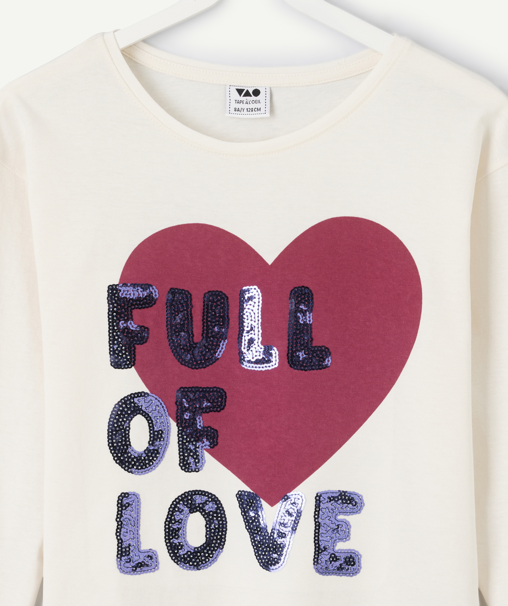 Fille-Tee Shirt ML HB