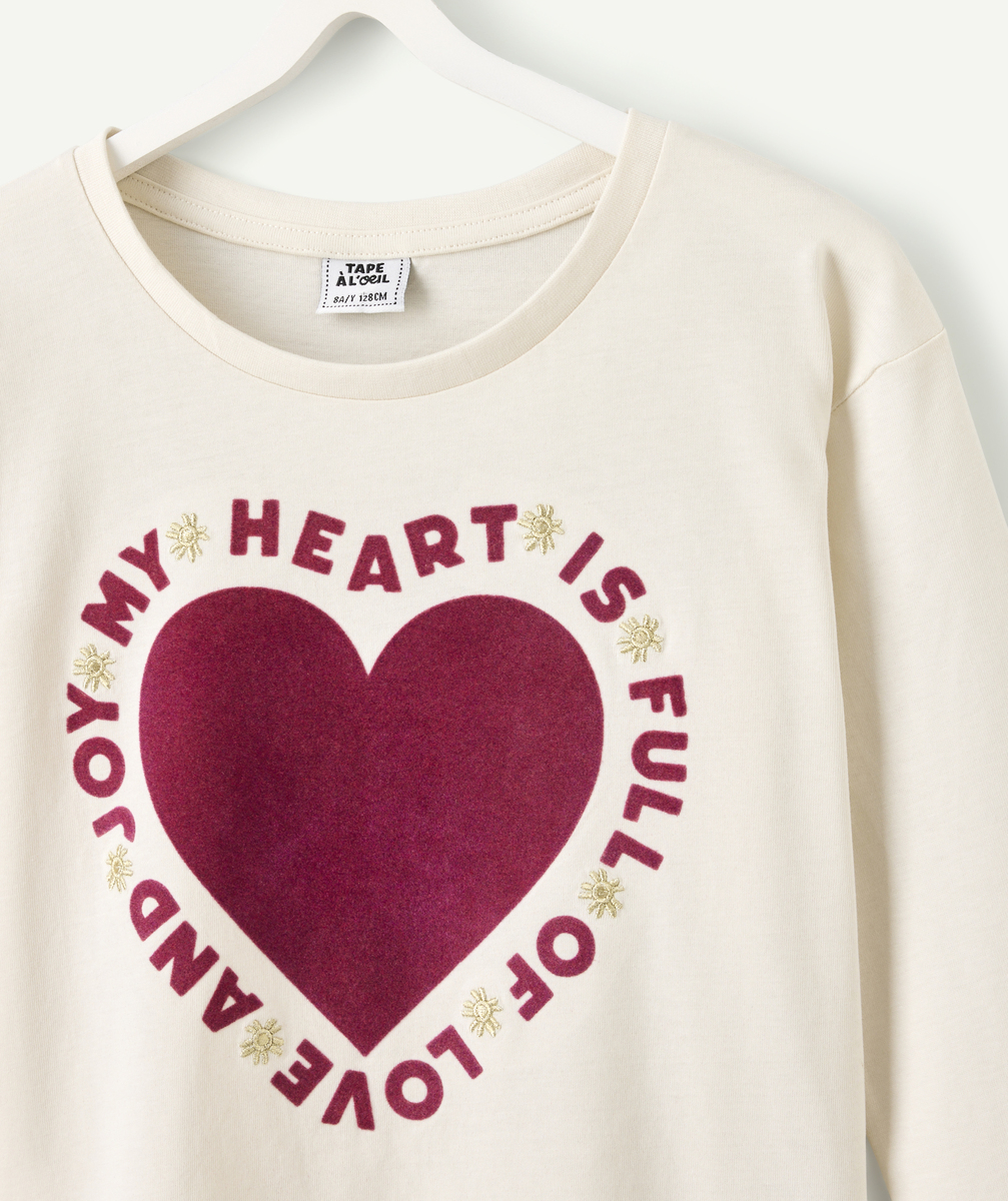 Fille-Tee Shirt ML HB