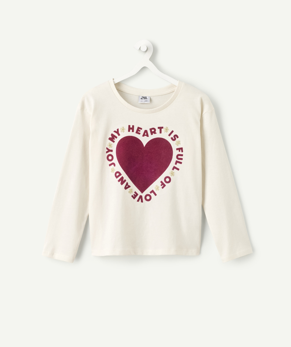 Fille-Tee Shirt ML HB