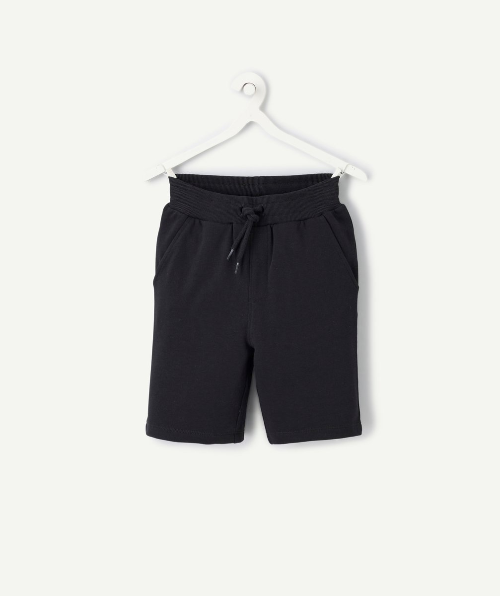 Short garçon noir décontracté