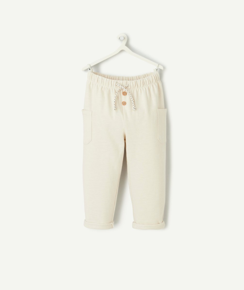 Baby boy pants ecru