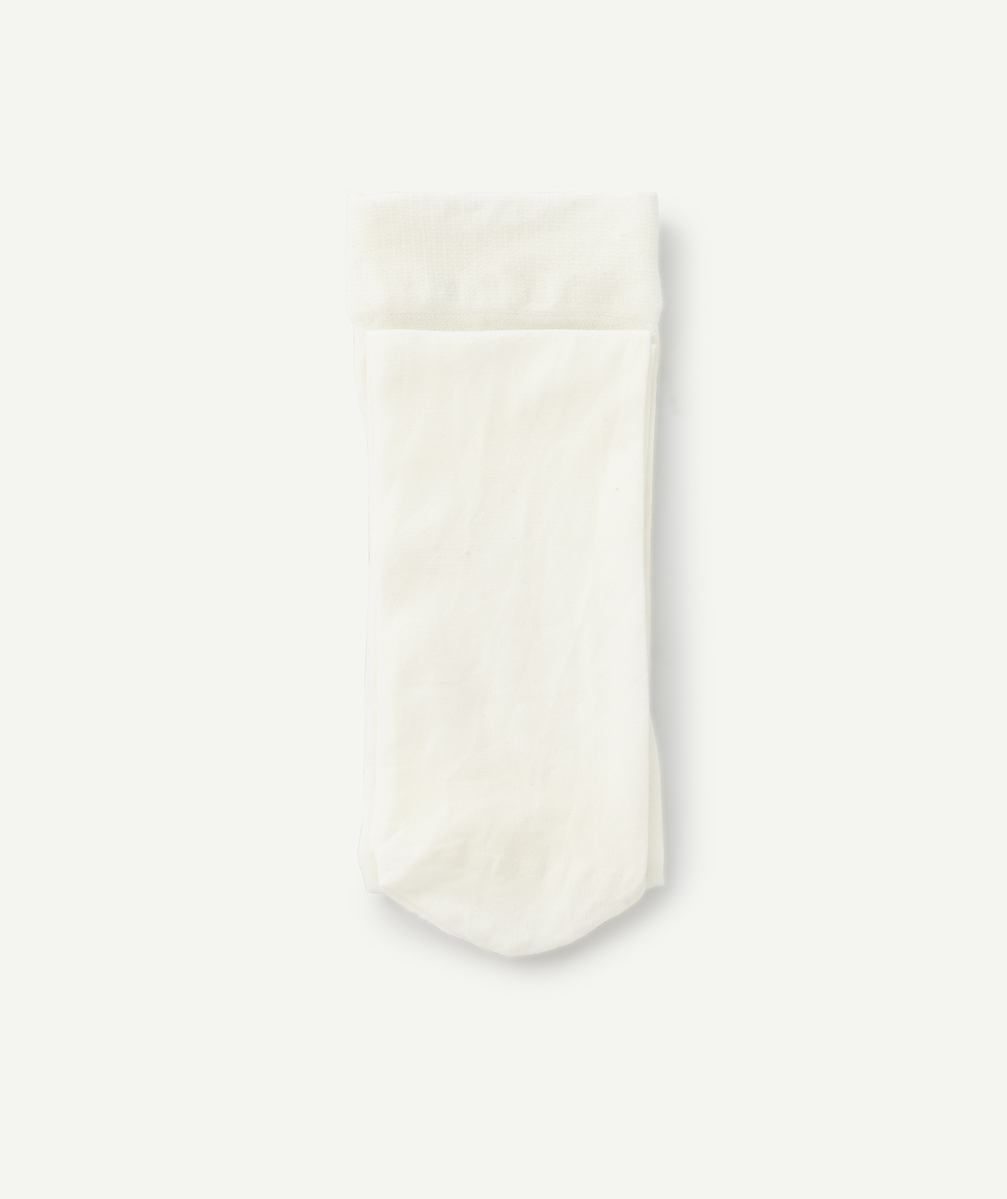 White voile tights