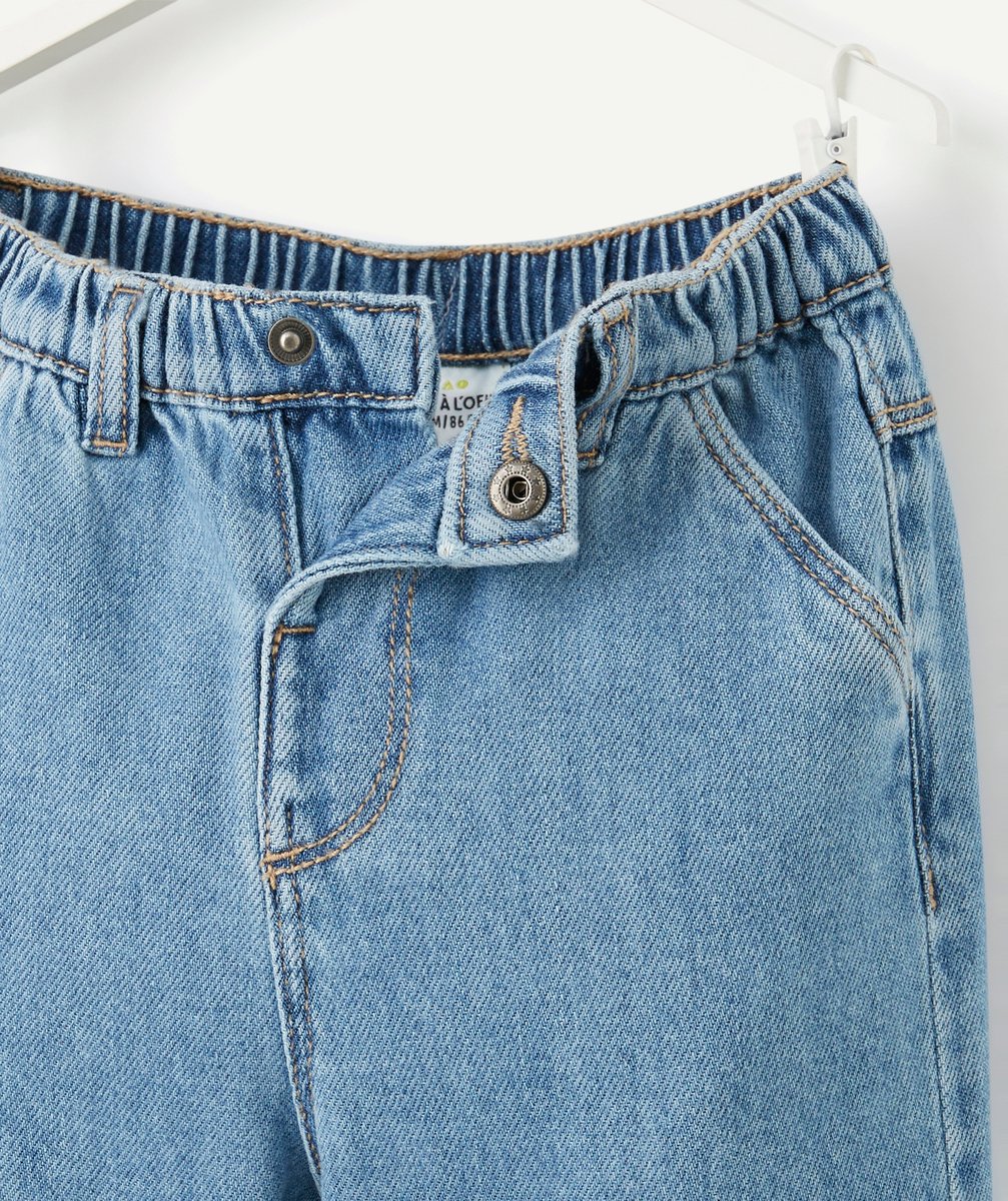 BABY BOYS' LOW-IMPACT DENIM JEANS