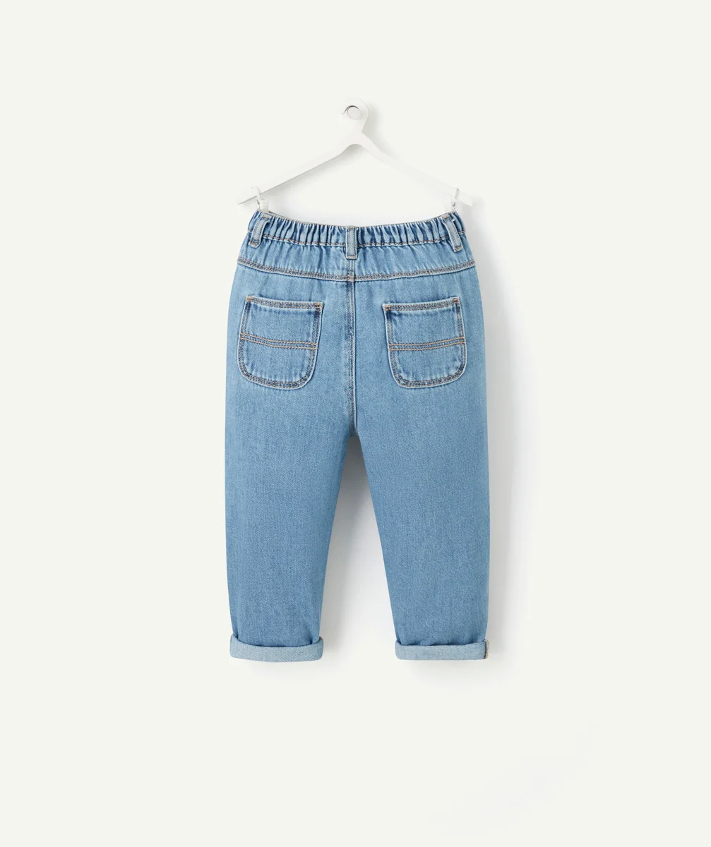 BABY BOYS' LOW-IMPACT DENIM JEANS
