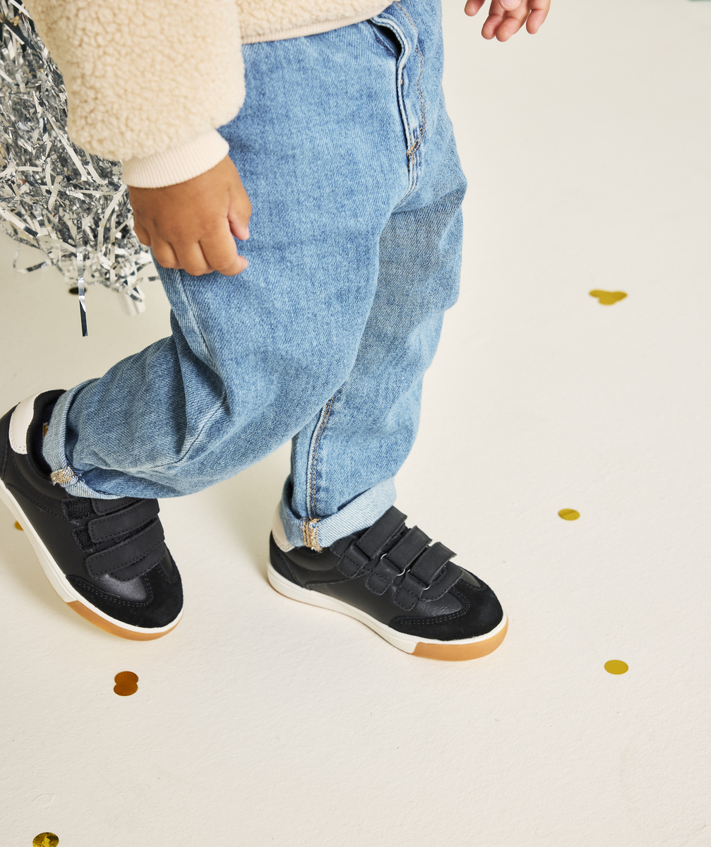 Baby boys' low-impact denim jeans
